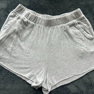 Aerie Gray Soft Pull on Shorts M GUC